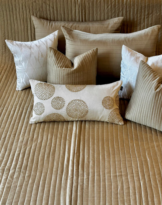 The Gold Bubble Bedding Set