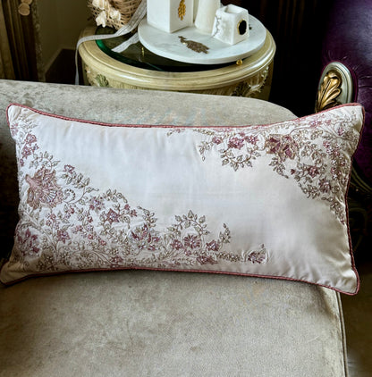The Blush Ornate Lumbar (With Insert)
