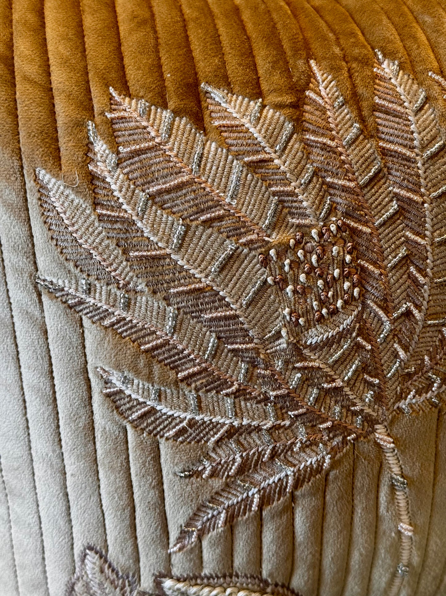 The Gold Flora Cushion Cover