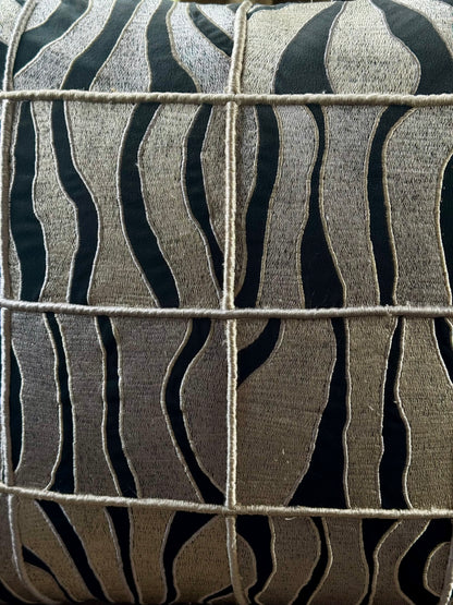 The Black Scales Cushion Cover