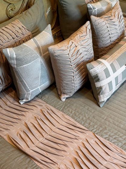 The Sage Pleat Bedding Set