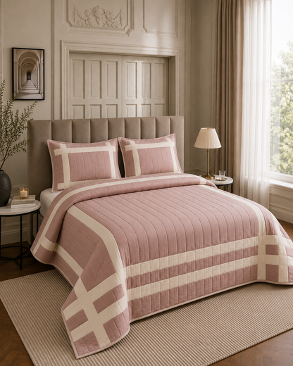 The Pink Stripe Quilt