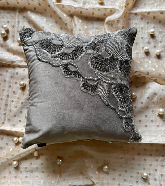 The Grey Seashell Cushion Cover