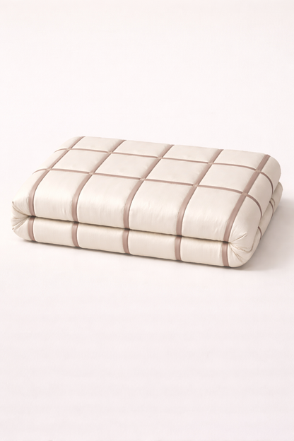 The Ivory Stripe Quilt