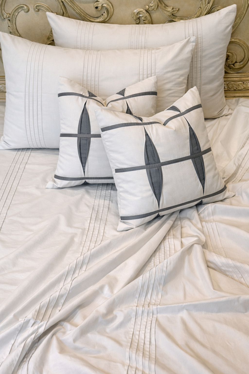 The Ivory Latte Flat Sheet Set