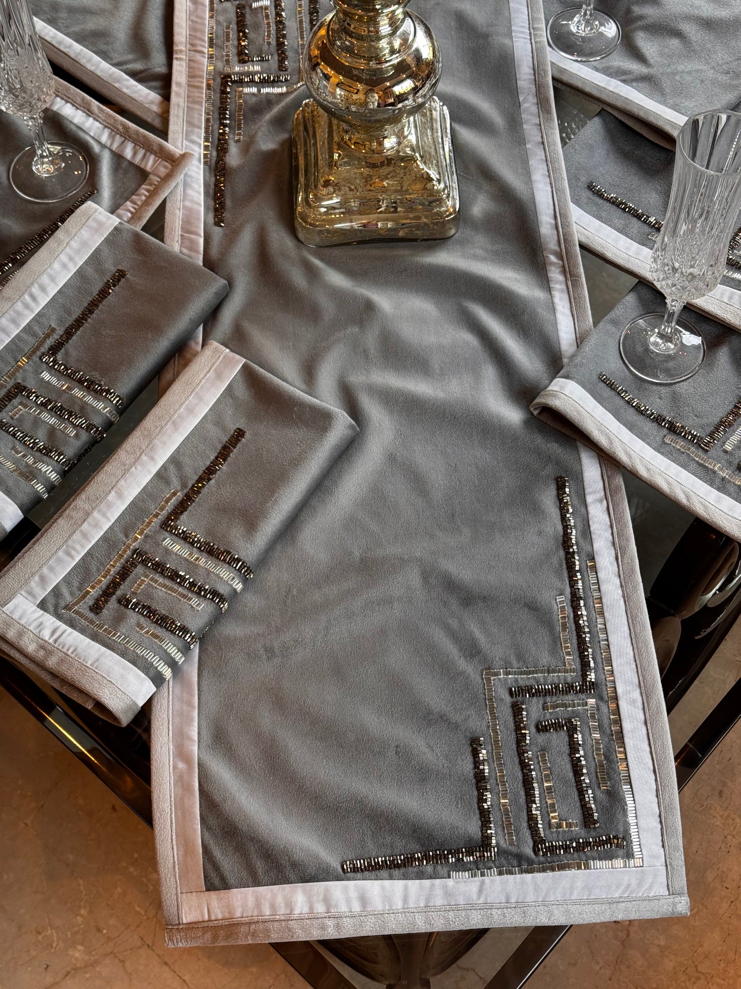 The Grey Emma Dining Set