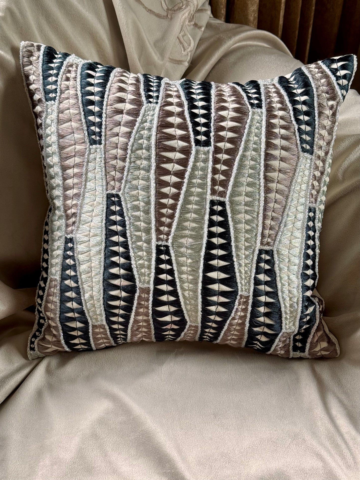 The Sea Blue Azra Cushion Cover