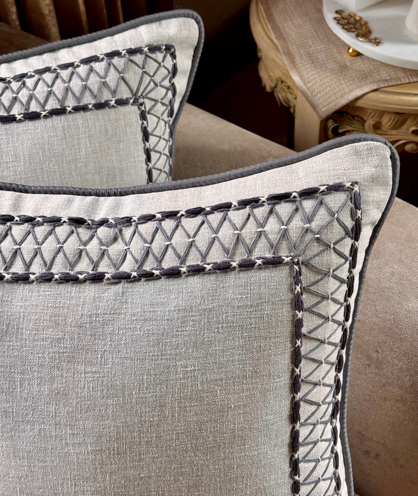 The Cross-Stitch Cushion Cover