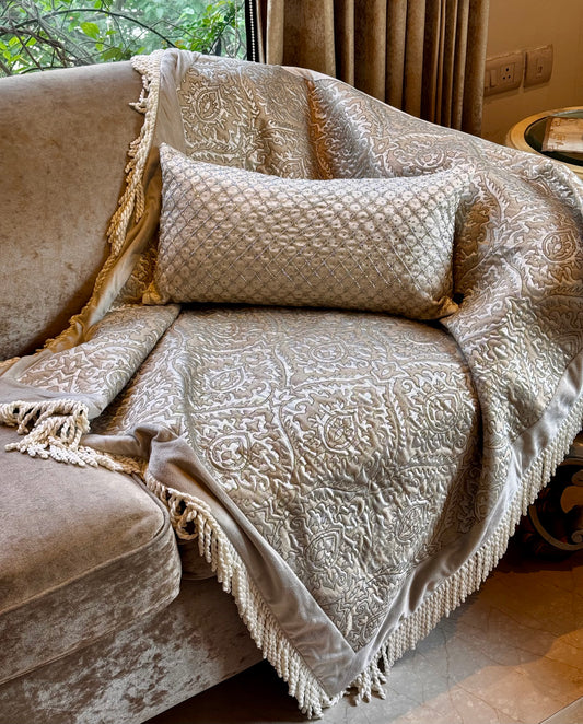 The Beige Armani Throw