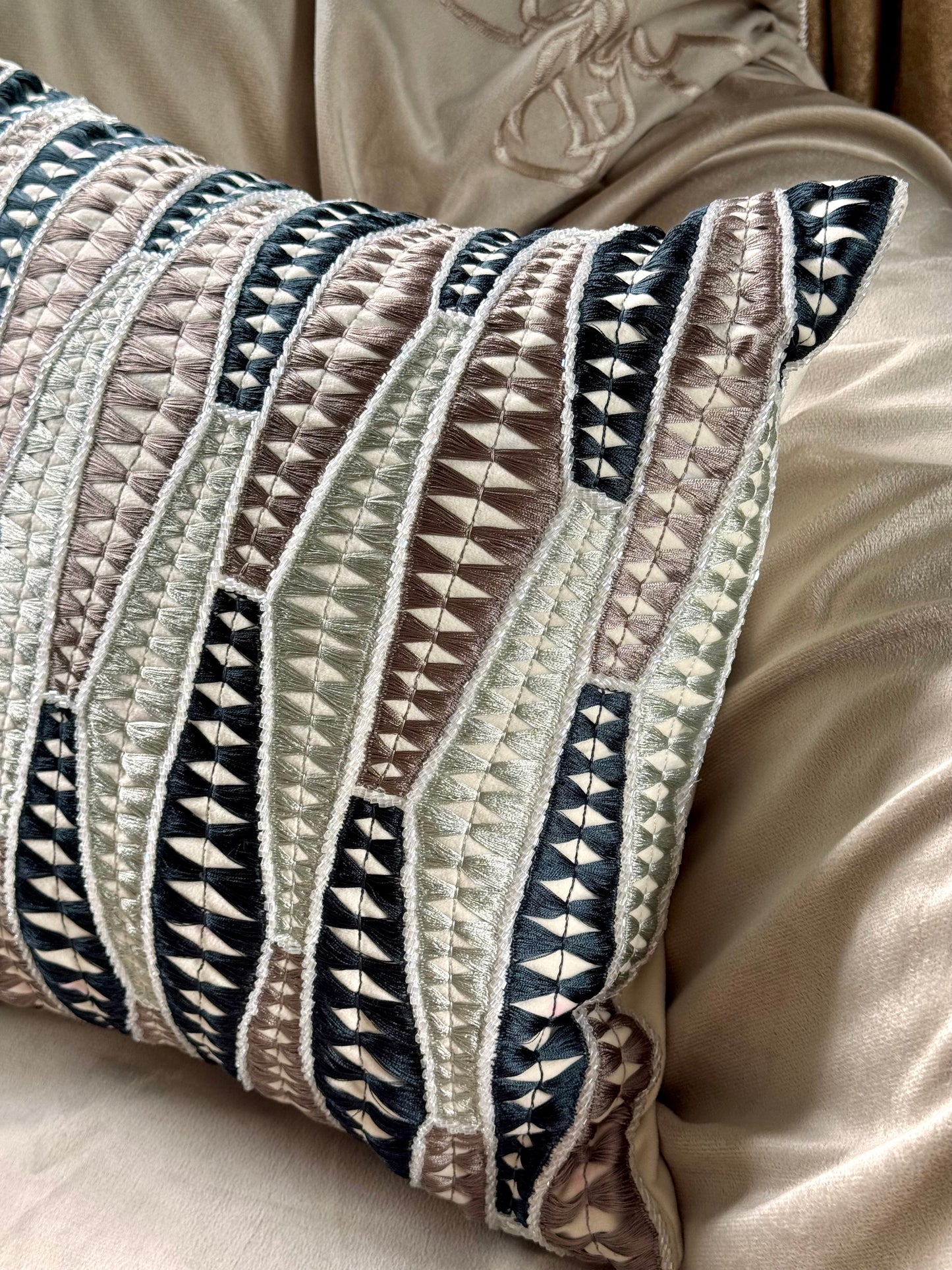 The Sea Blue Azra Cushion Cover