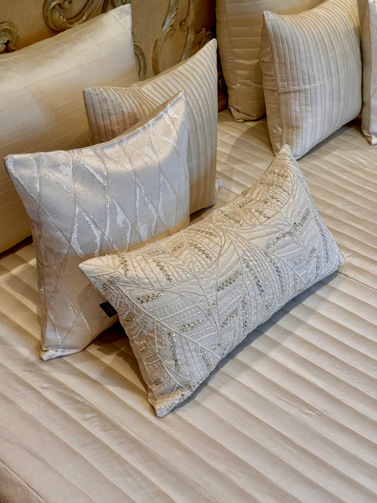 The Ivory Leaf Bedding Set