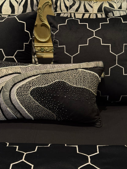 The Black Zebra Bedding Set