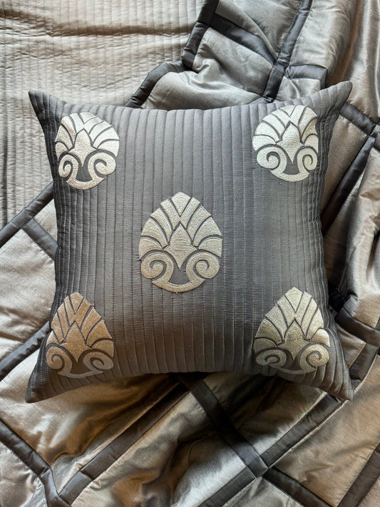 Grey Sandstone Cushion Cover