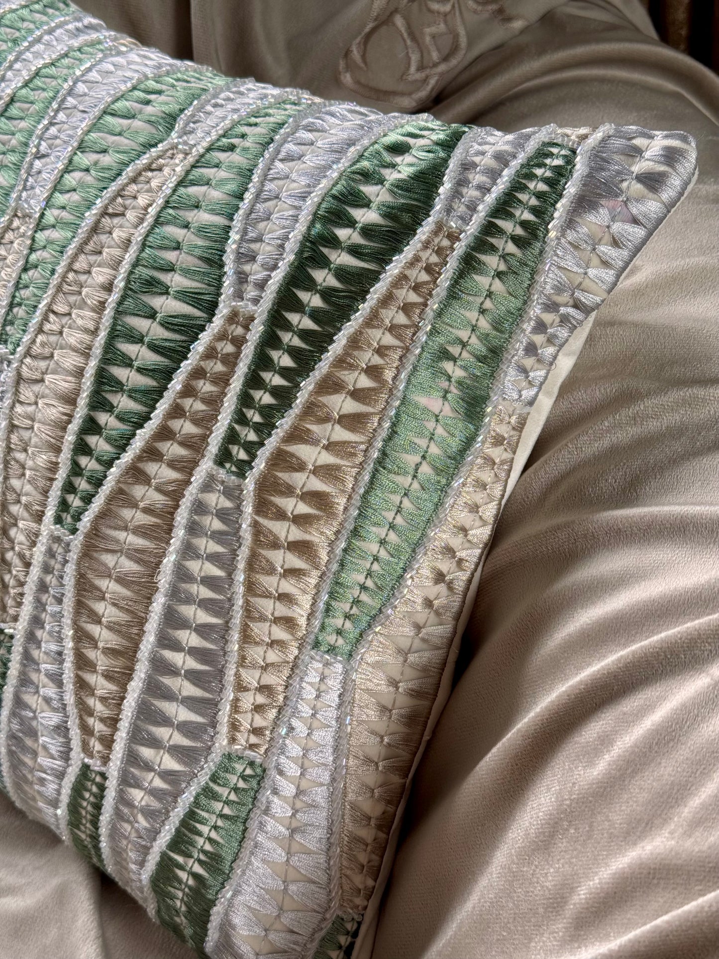 The Lime Azra Cushion Cover