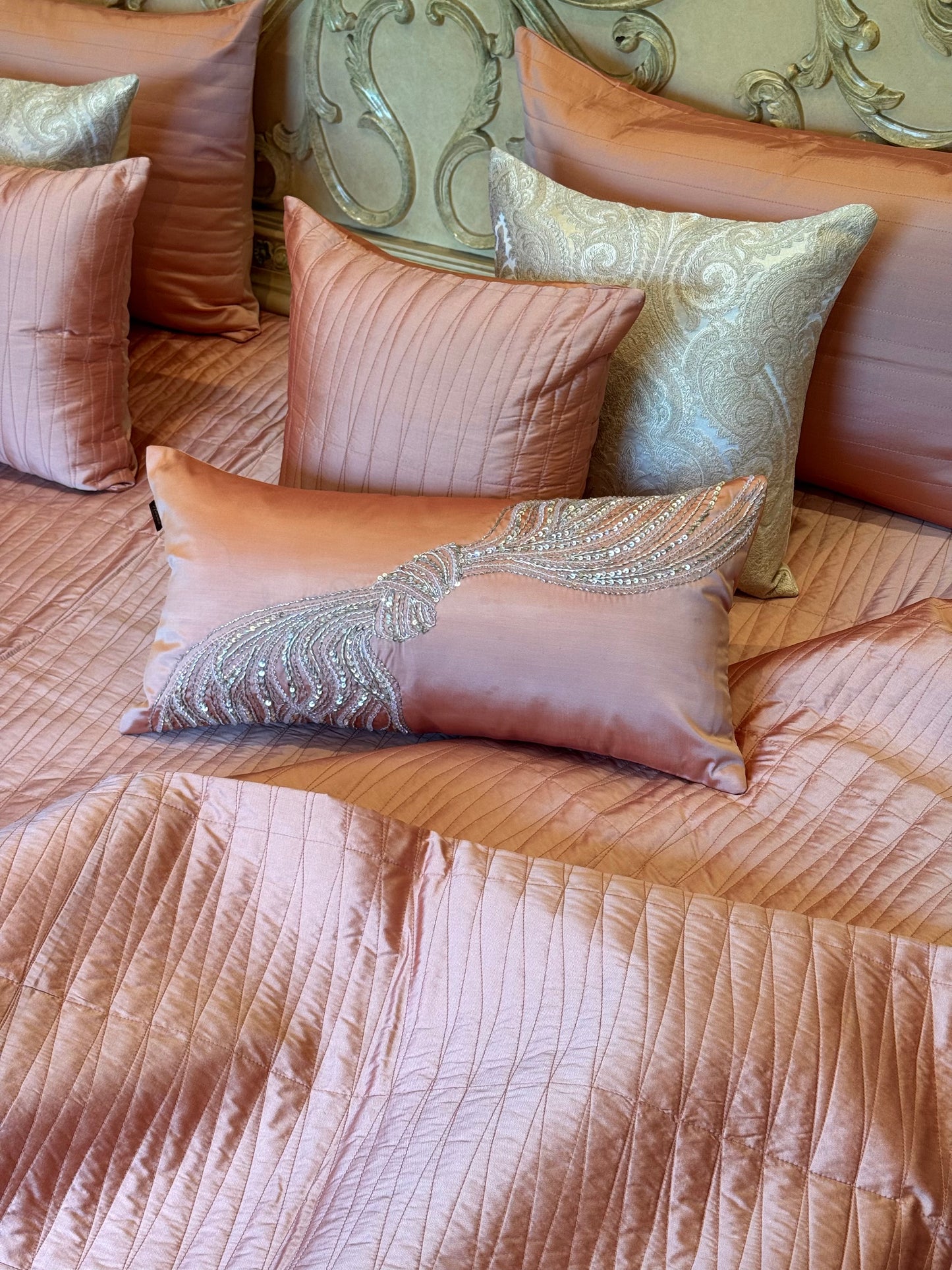 The Coral Moonlit Bedding Set