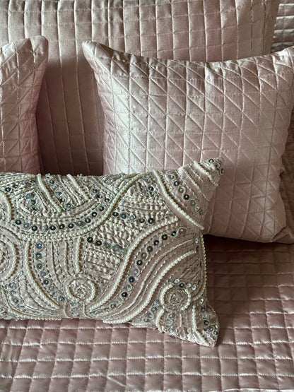 The Blush Pink Cobblestone Bedding Set