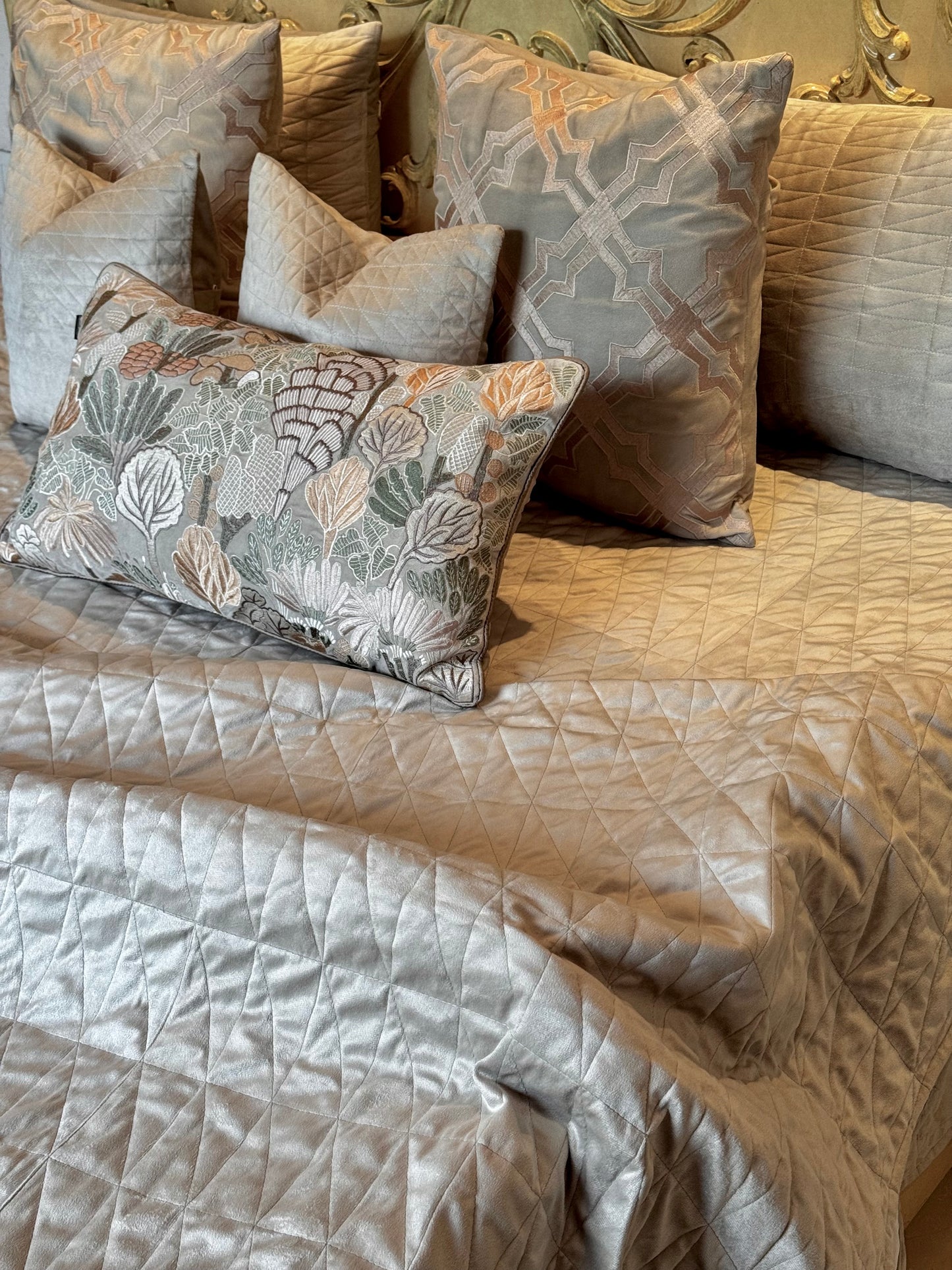 The Beige Elaris Bedding Set