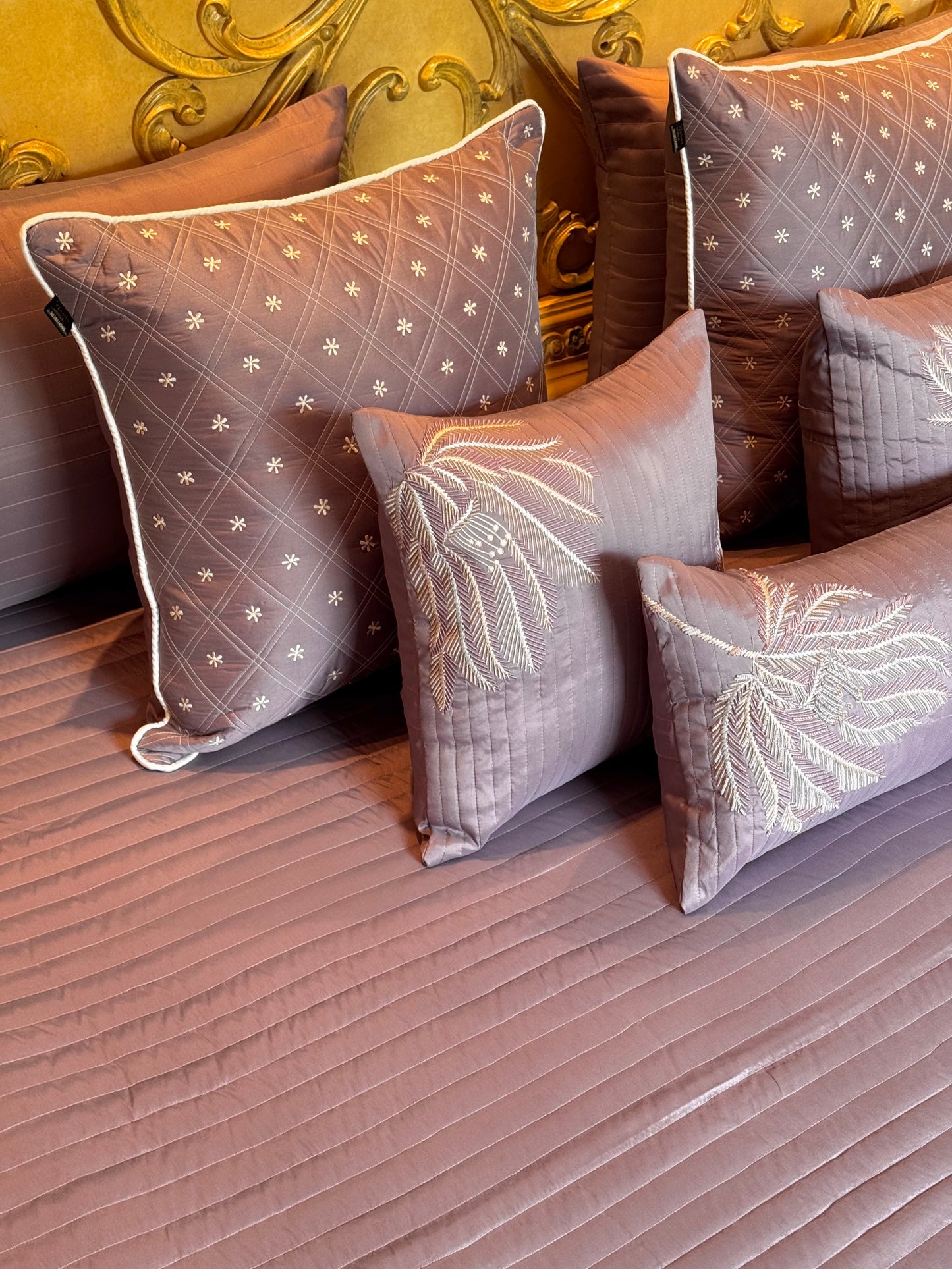 The Plum Valencia Bedding Set