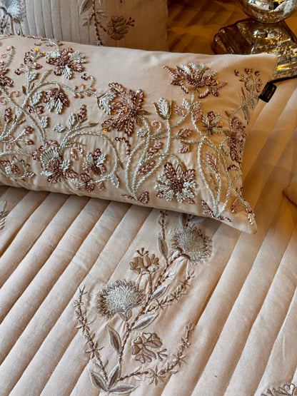 The Beige Bloomé Bedding Set