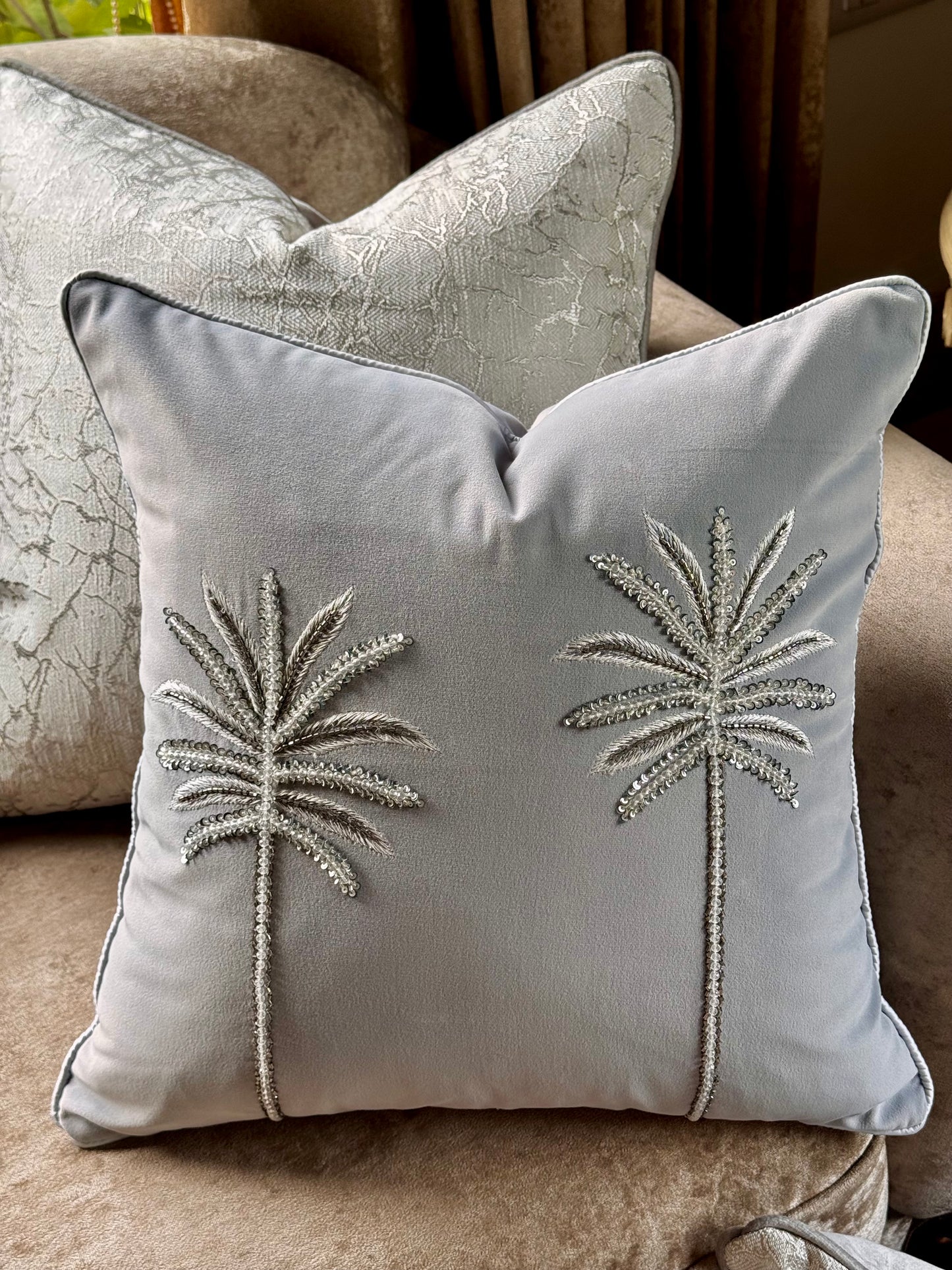The Luxe Palm Cushion Cover