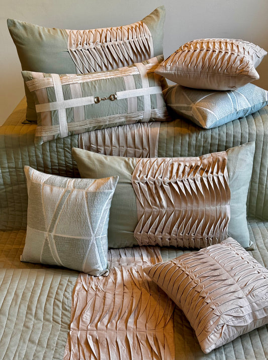 The Sage Pleat Bedding Set