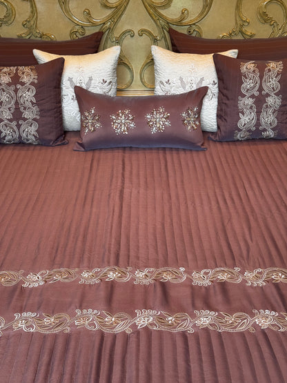 The Cocoa Fleur Bedding Set
