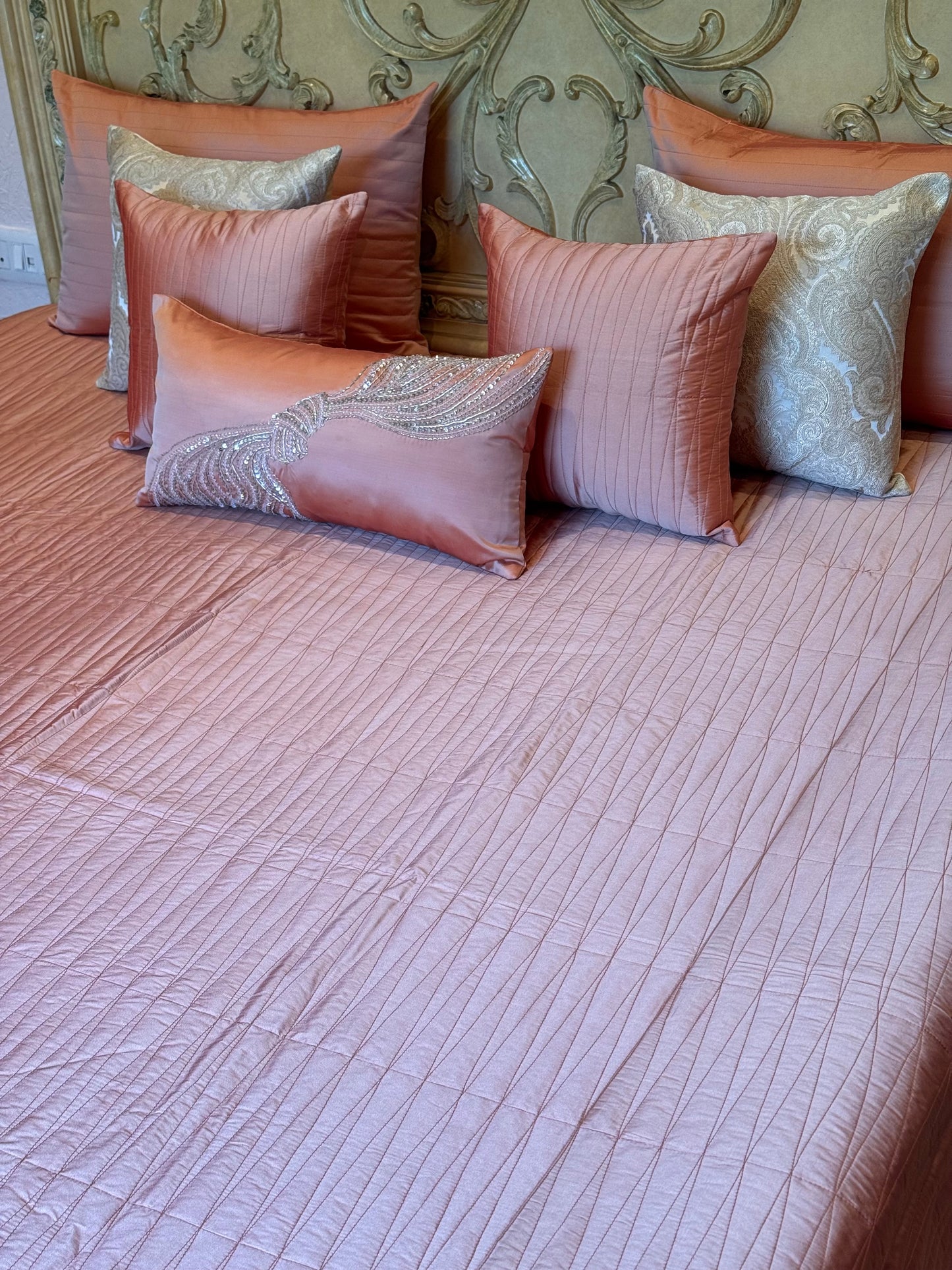 The Coral Moonlit Bedding Set