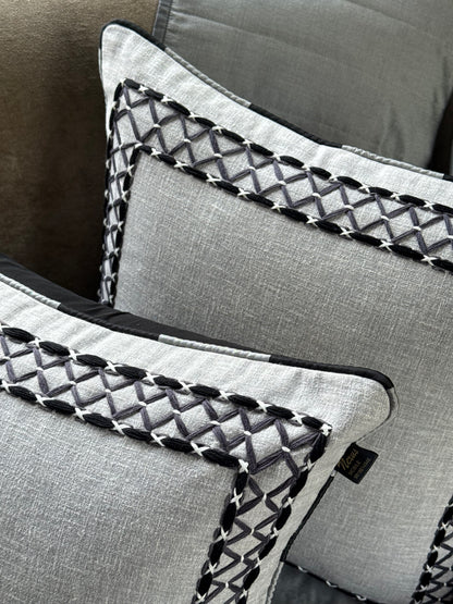 The Grey Anchor Cushion Cover