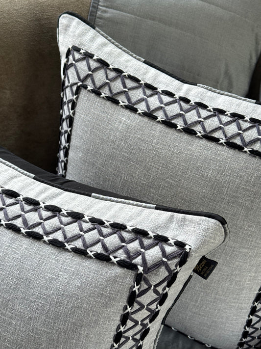 The Grey Anchor Cushion Cover