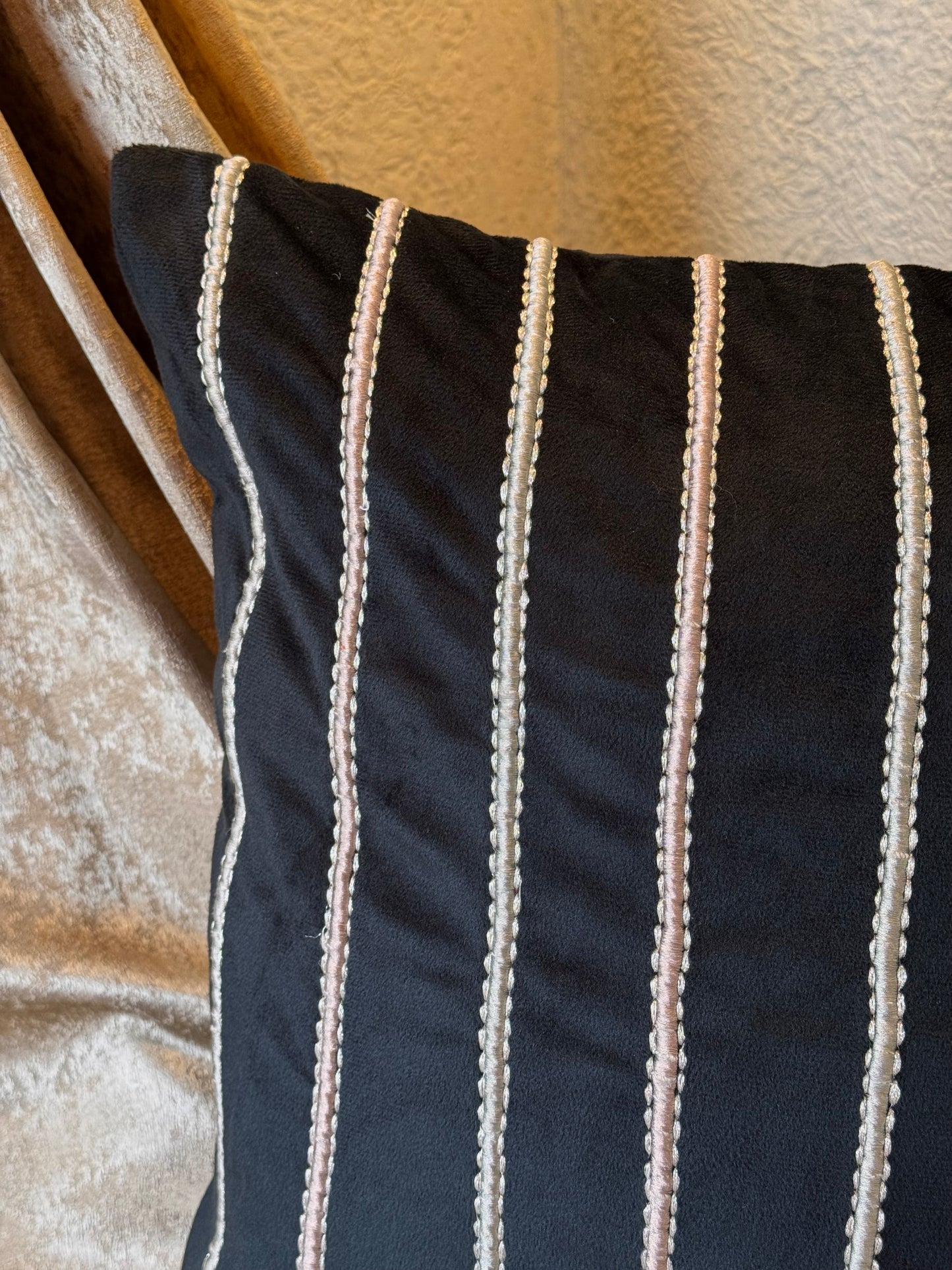 The Black Dori Cushion Cover