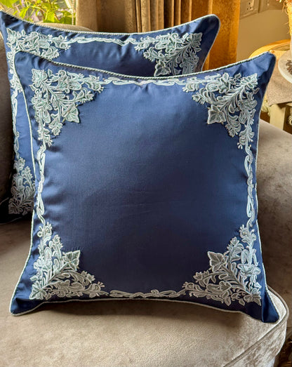 The Royal Blue Garden Cushion Cover