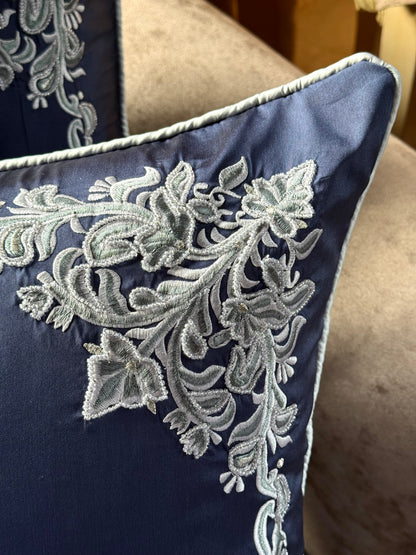 The Royal Blue Garden Cushion Cover