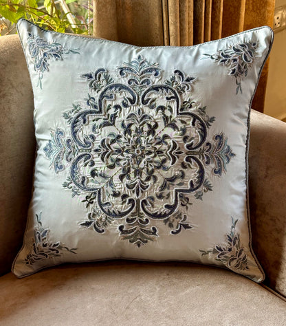The Grand Azure Cushion Cover