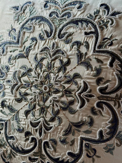 The Grand Azure Cushion Cover