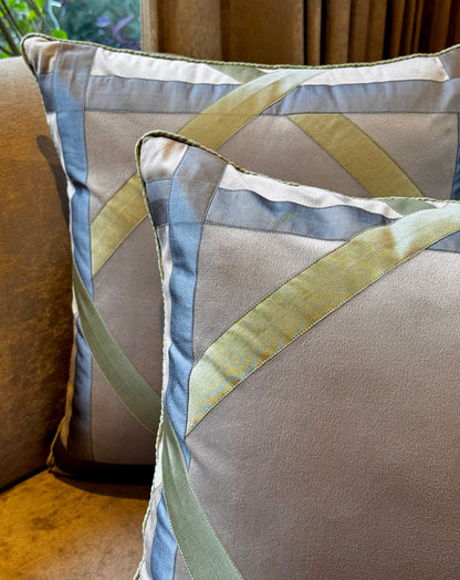 The Grey Green Hermes Cushion