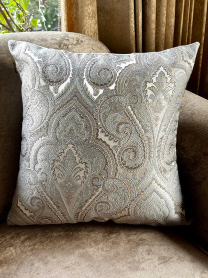 The Sapphire Paisley Cushion Cover