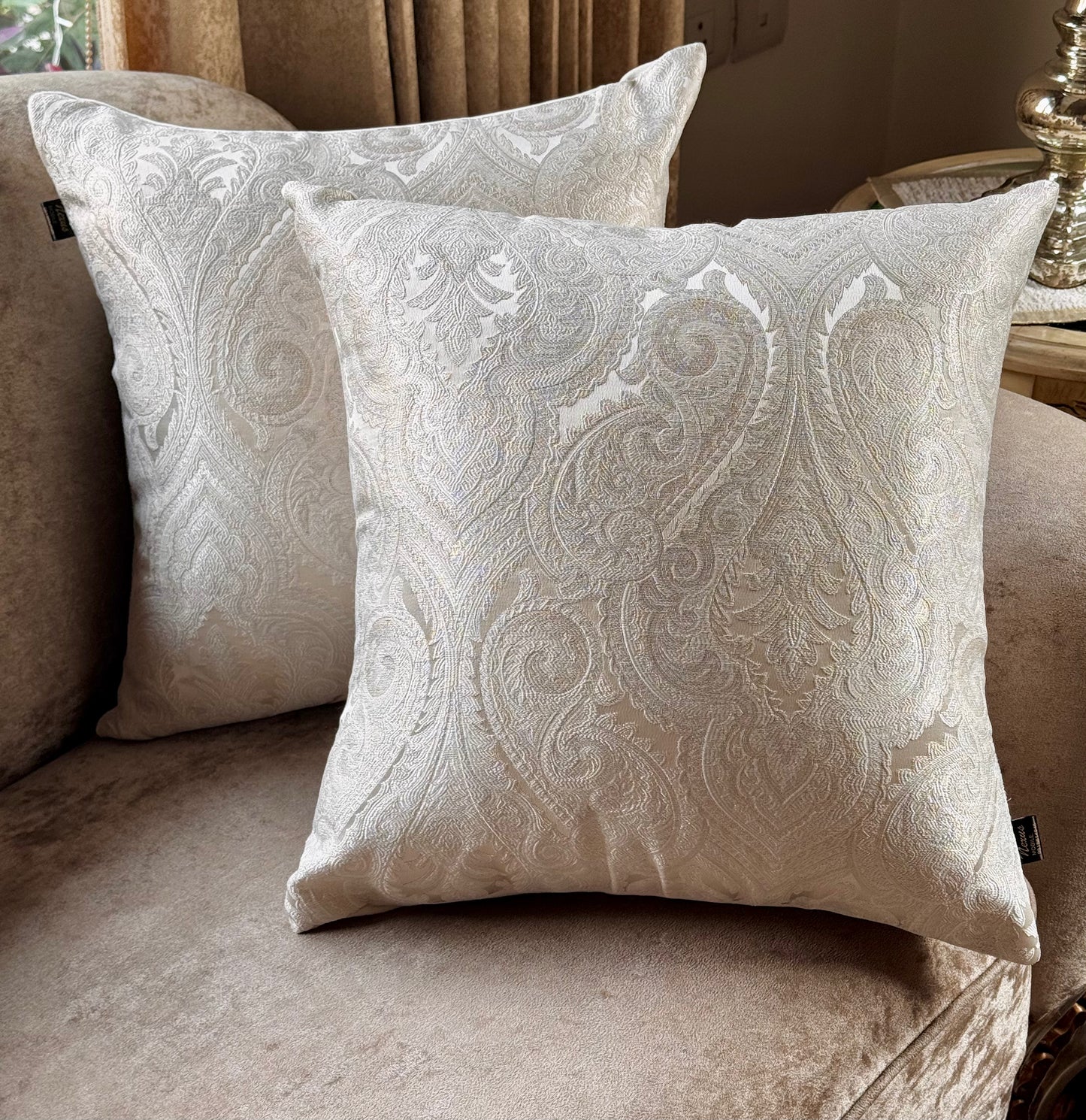 The Pearl Paisley Cushion Cover