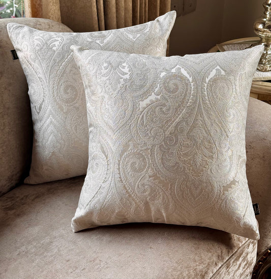 The Pearl Paisley Cushion Cover