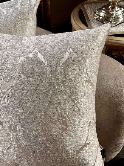 The Pearl Paisley Cushion Cover