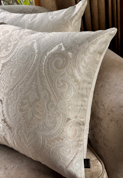 The Pearl Paisley Cushion Cover