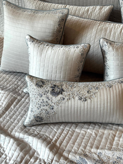 The Silver Petal Bedding Set