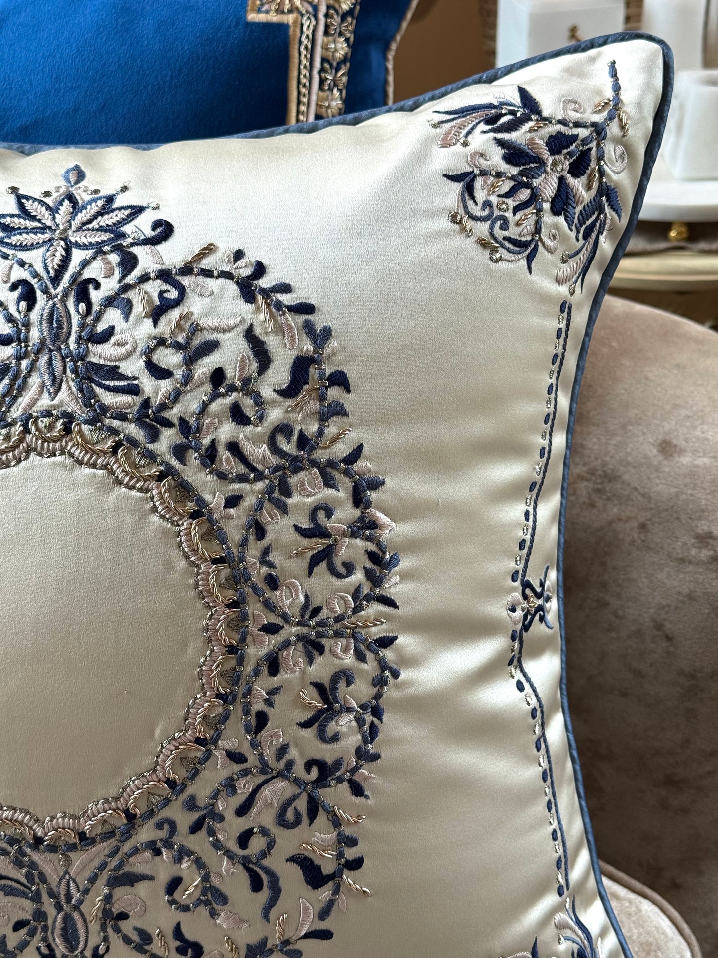 The Royal Emblem Cushion Cover