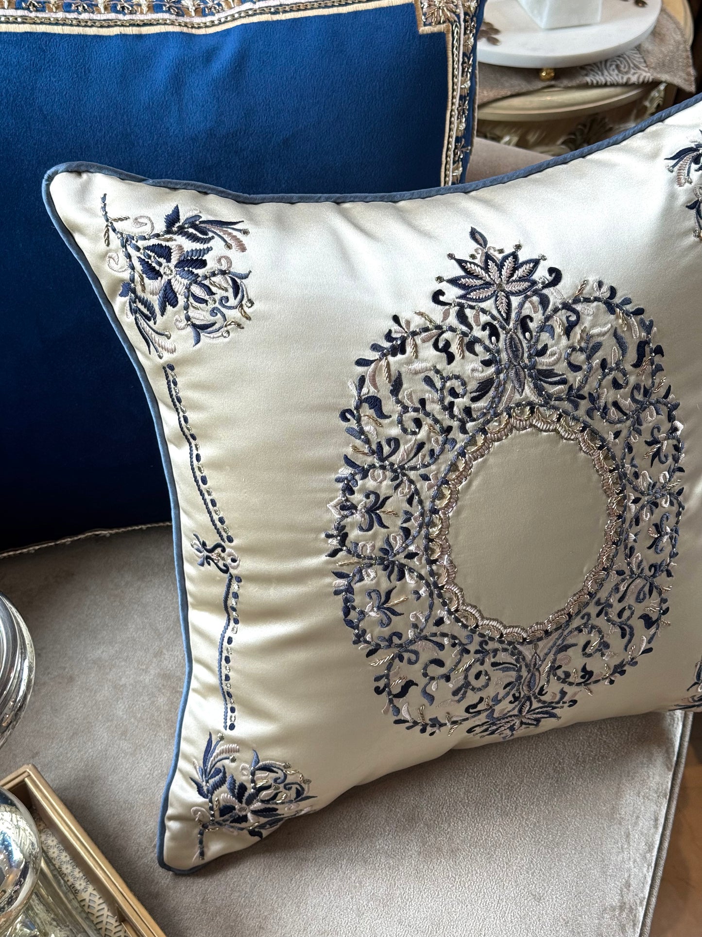 The Royal Emblem Cushion Cover