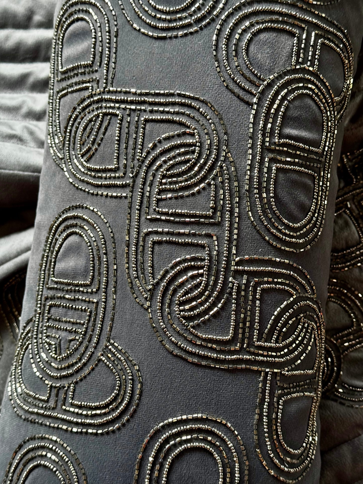 The Grey Suede Ethereal Lumbar (With Insert)