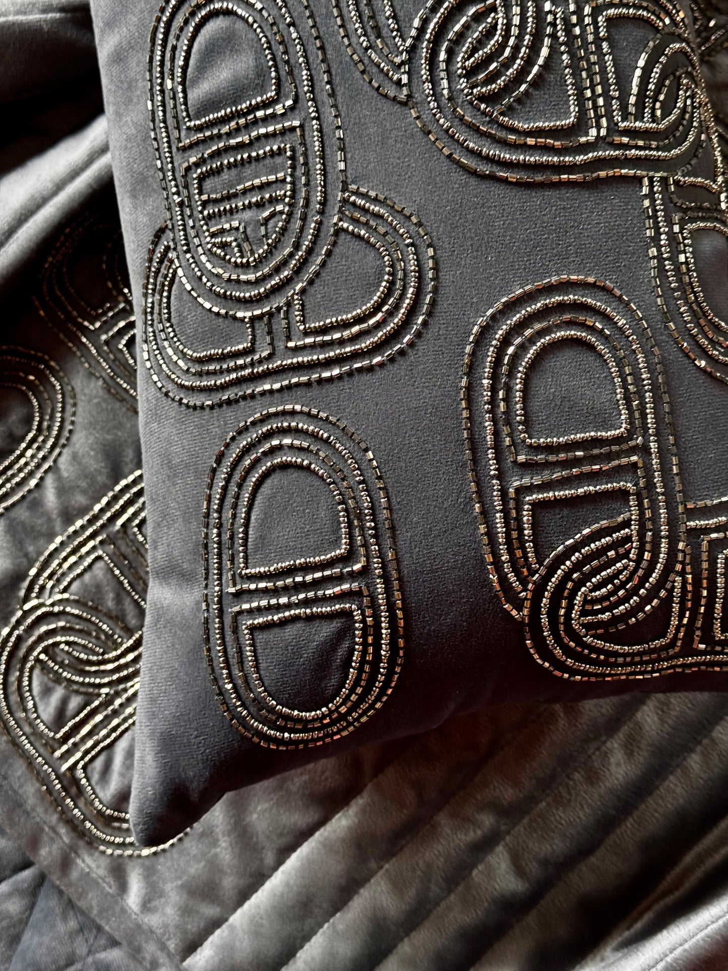 The Grey Suede Ethereal Lumbar (With Insert)