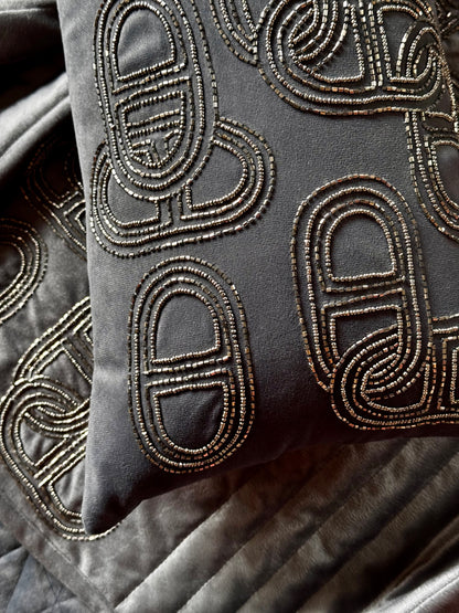 The Grey Suede Ethereal Lumbar (With Insert)