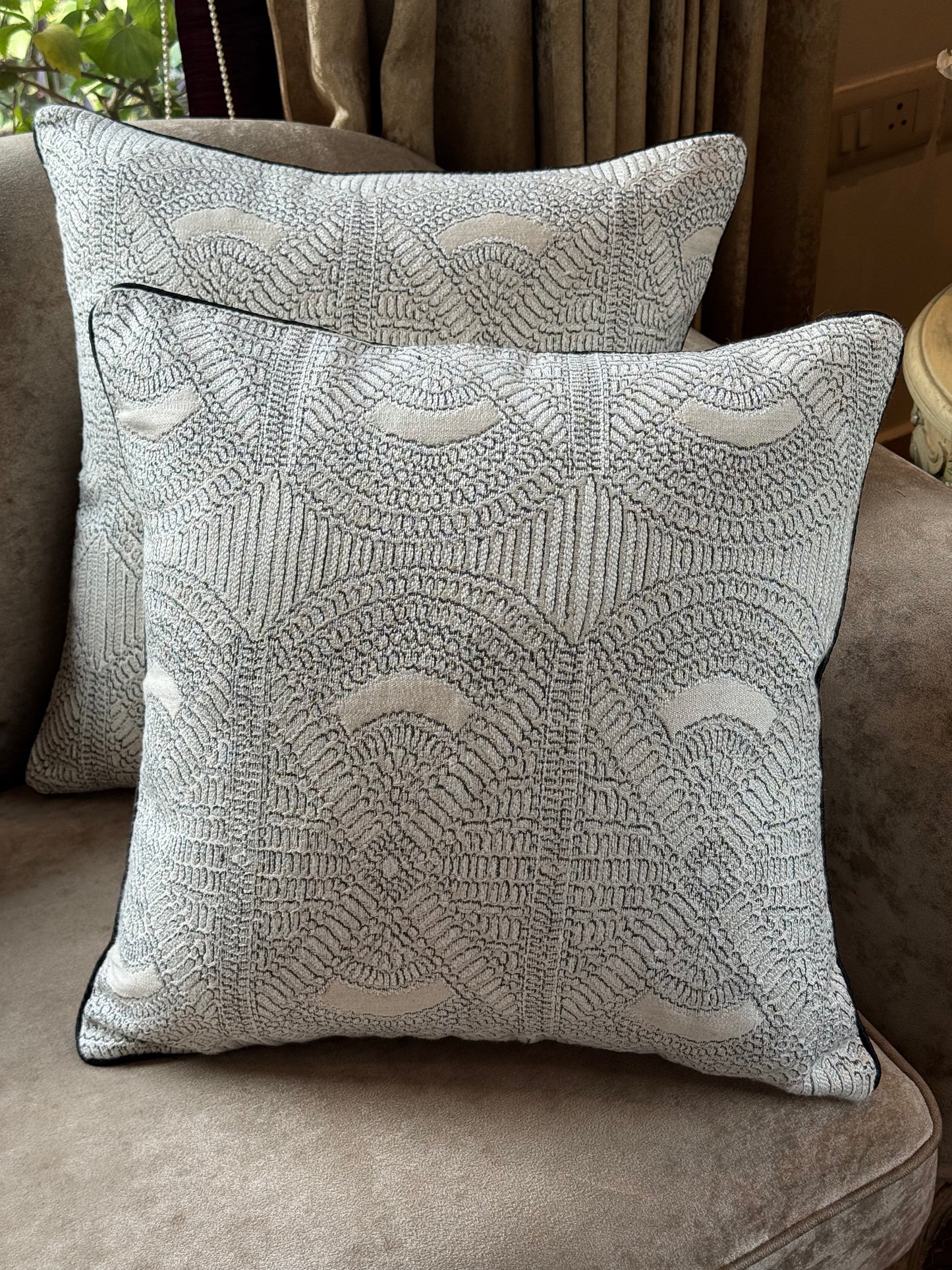 The Textured Mosaic Cushion Cover