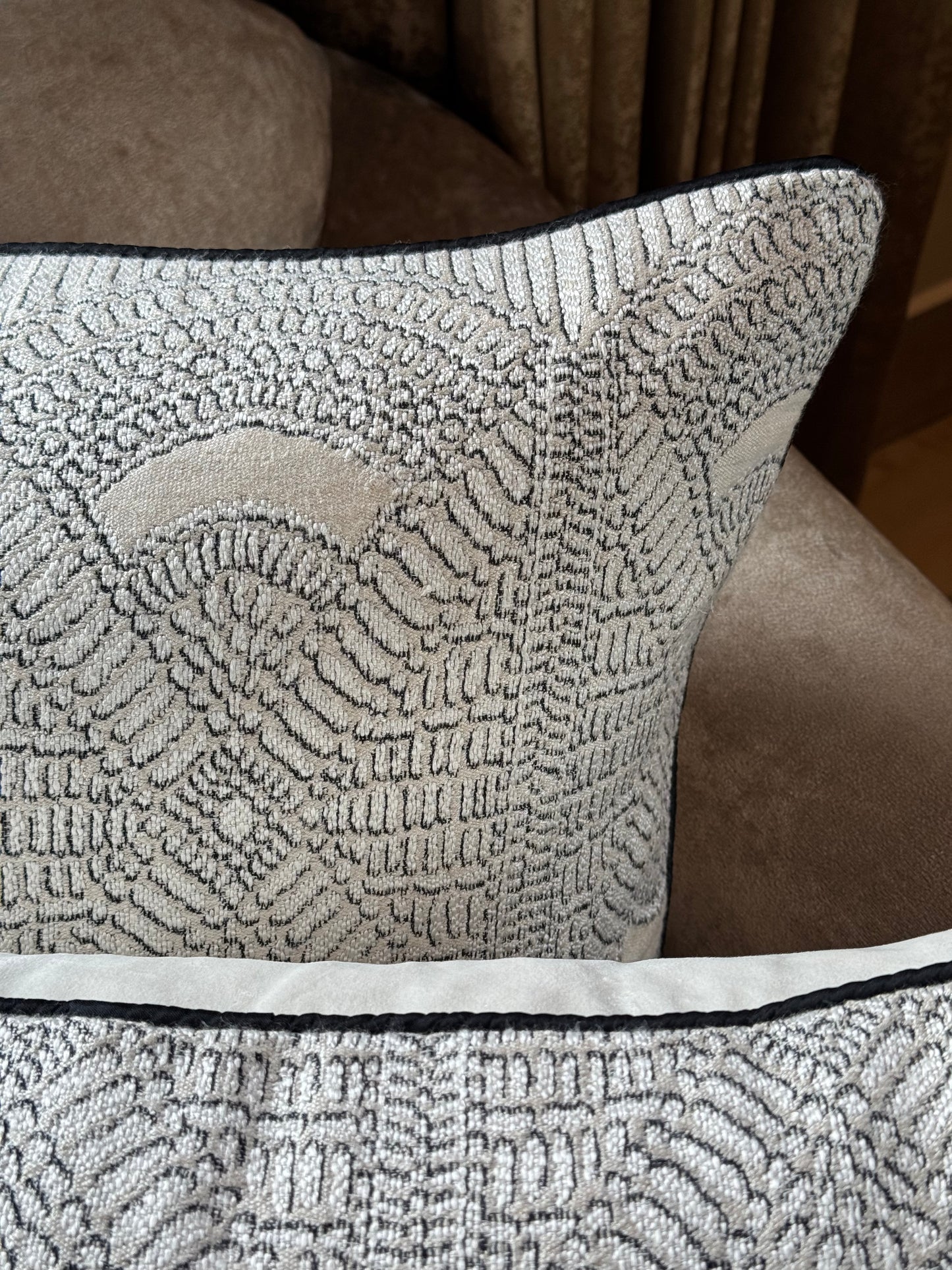 The Textured Mosaic Cushion Cover
