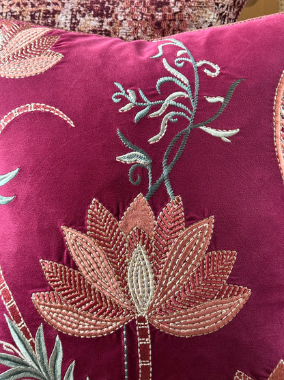 The Maharani Lotus Cushion Cover
