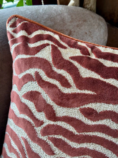 The Russet Wave Cushion Cover